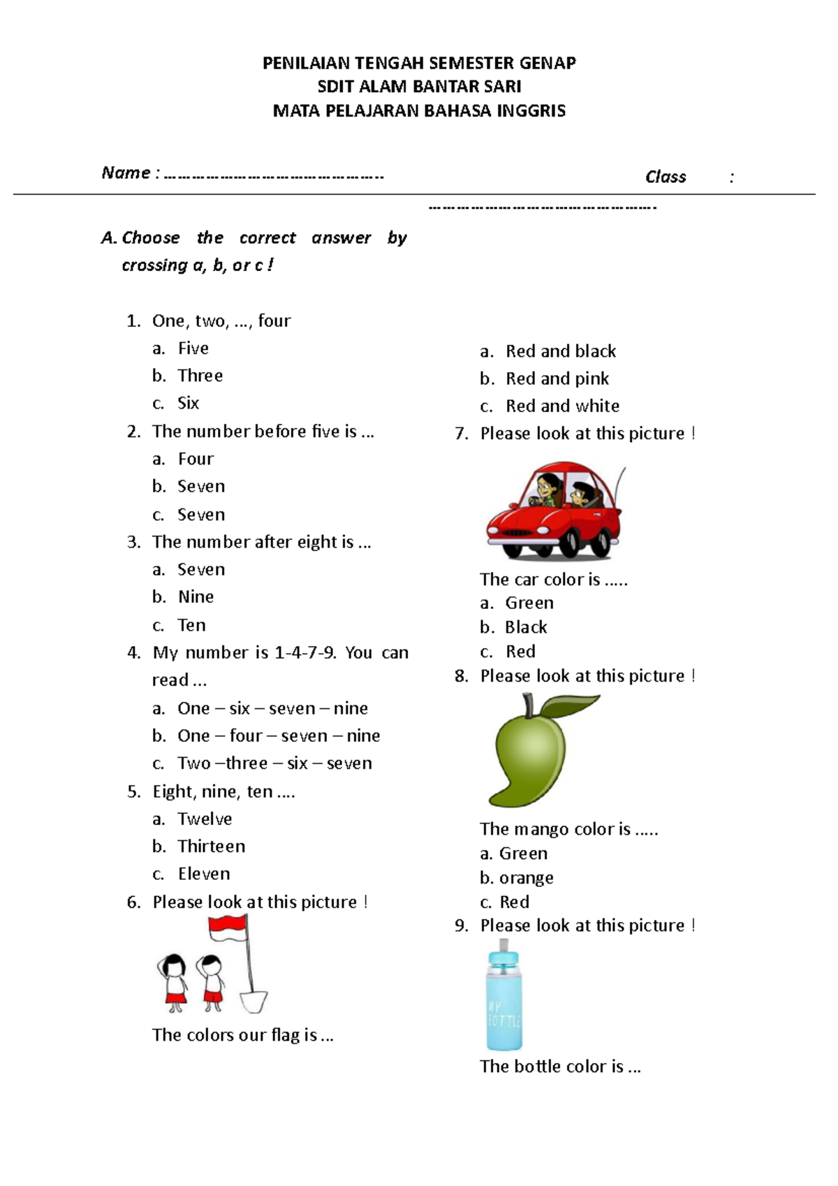10 Rahasia Menjawab Soal Bahasa Inggris Kelas 1 Genap Agar Anak Makin Cepat Pintar