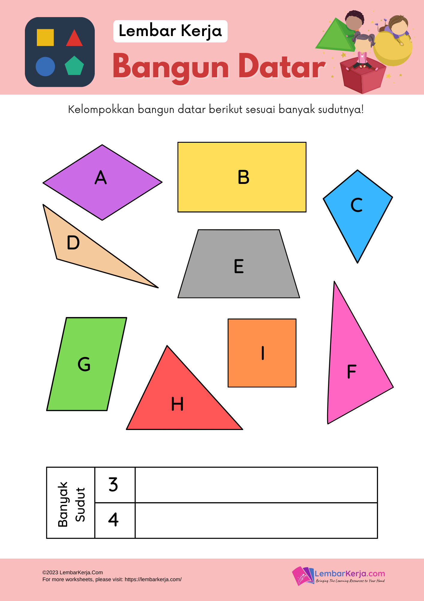 7 Rahasia Cepat Kuasai Bangun Datar Soal Kelas 1 SD Agar Nilai Ujian Pasti Maksimal
