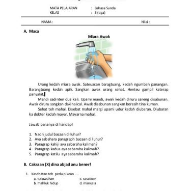7 Rahasia Lolos Ujian Akhir dengan Latihan Soal UAS Bahasa Sunda Kelas 3 Semester 1 Ini