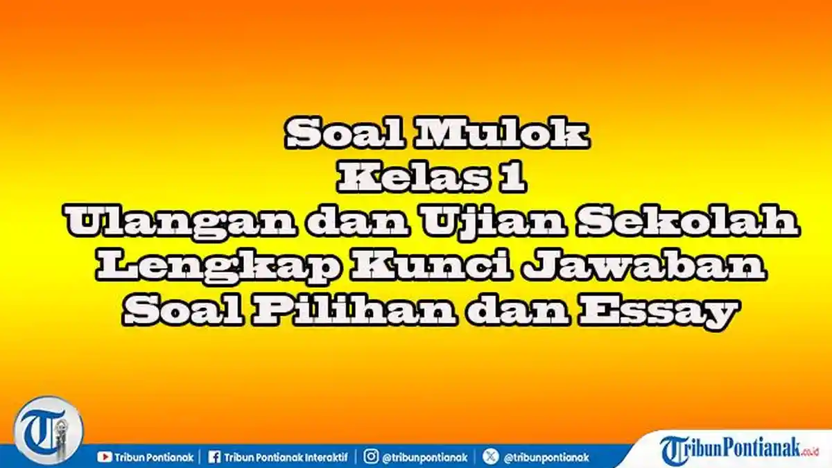 Ternyata Ini Rahasia Banj Soal Mulok Keagamaan SD Kelas 1 Sampai 6 yang Wajib Diketahui