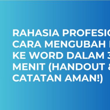5 Aplikasi Pengubah Mengubah PPT ke Word Tanpa Ribet, Wajib Tahu Sebelum 2026 Berakhir