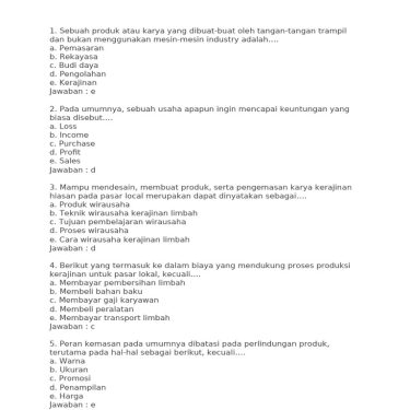 5 Contoh Soal KWU Kelas 12 Semester 1 Kurikulum 2013 yang Wajib Dikuasai Siswa di 2026