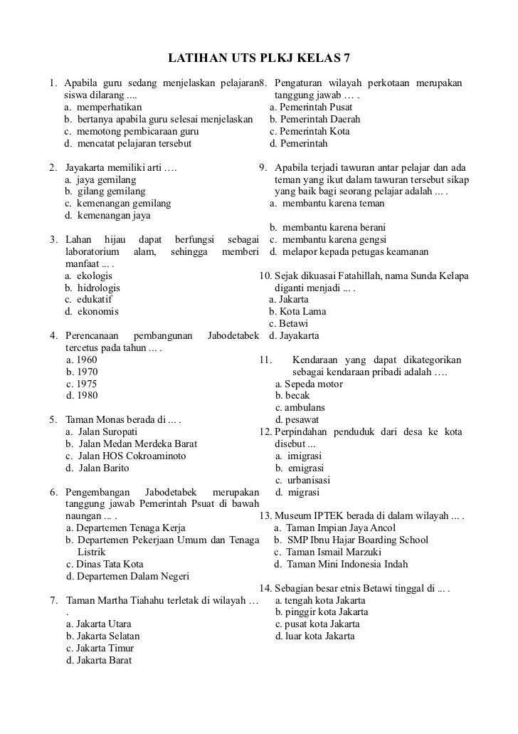 5 Soal Bahasa Indonesia Kelas 7 Semester 1 2020 Wajib Dikuasai, Ternyata Ini Rahasia Jawabannya