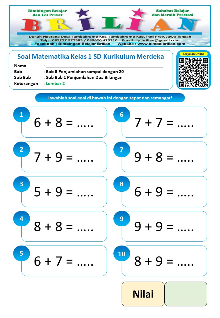 7 Contoh Soal Kelas 1 SD Matematika Perbandingan Besar Kecil Ternyata Sering Salah