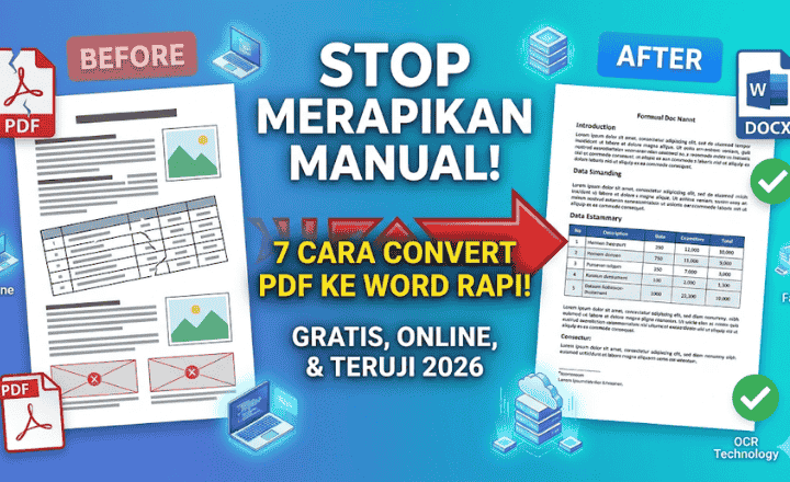 Akhirnya Terungkap 3 Rahasia Aplikasi Pengubah PDF ke Word Kuyhaa yang Wajib Kamu Coba di 2026