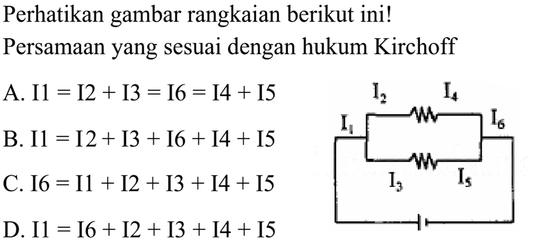 10 Contoh Soal Hukum Kirchoff 1 Kelas 12 yang Sering Muncul di Ujian, Wajib Tahu Sebelum Terlambat