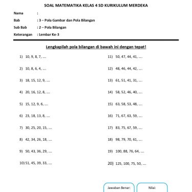 Akhirnya Tersedia Contoh Soal HOTS SD Kelas 4 Semester 1 Kurikulum 2013 yang Wajib Dicoba Siswa