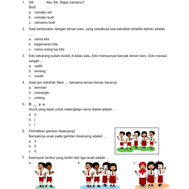 Ternyata Begini 7 Contoh Soal HOTS SD Kelas 3 Semester 1 yang Sering Bikin Siswa dan Orang Tua Kaget