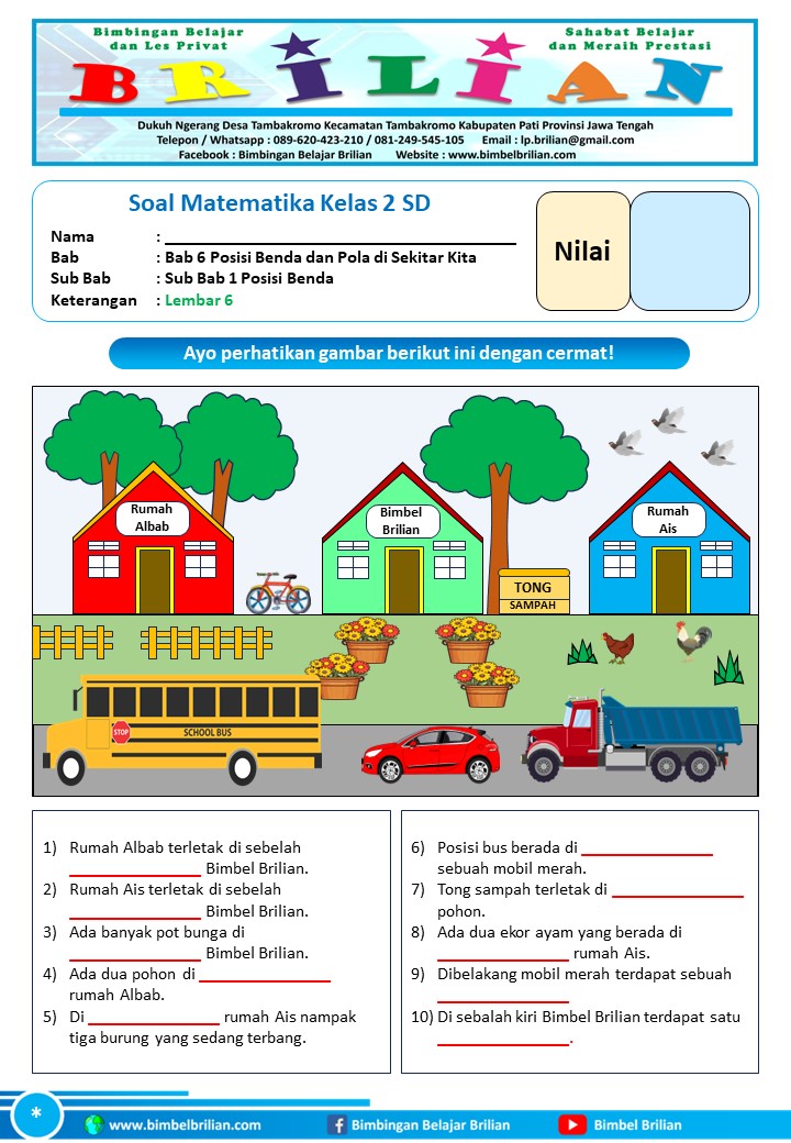 Ternyata Ini Rahasia Briliaan Soal Kelas 2 K13 yang Wajib Diketahui Orang Tua